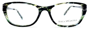 JESSICA MCCLINTOCK - JMC4034 GREEN HORN 51/16/130 - NEW Authentic EYEGLASSES - Picture 1 of 2