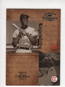 2004 Donruss Classics Legendary Spikes    Ernie Banks   36/100