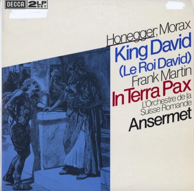 2LP Decca DPA-593 HONEGGER Le Roi David MARTIN In Terra Pax ANSERMET Danco Hamel - Image 1 of 3