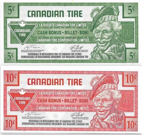 SET 🍁 2007 CANADIAN TIRE 🍁 5 + 10 Cent Coupons; Mint 🍁 Cover