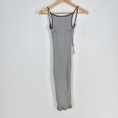 First Muse womens slip bodycon dess size 6 multicolour striped sleeveless 049010 — 第 1/4 张图片