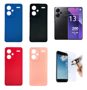 Funda Xiaomi Redmi Note 13 Pro+ Plus (5G) Carcasa Gel Silicona TPU + Protector - Imagen 1 de 7