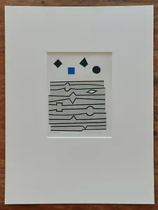 Victor VASARELY (1906-1997) Original Serigraphie "Mandoline" #32/79 +30x40cm PP - Bild 1 von 8