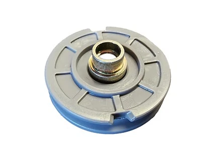 NEW FACTORY OEM WINDOW REGULATOR REBUILD PULLEY WHEEL WITH RIVET (PASSING HOLE) - Image 1 of 4