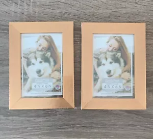 Photo frame -Picture frame - Table Top -Wall Mounting - 4"X6" - Pack 2 (#74735) - Picture 1 of 5
