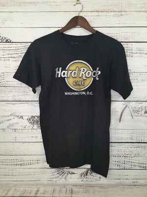 Hard Rock Cafe T Shirt Mens S Black Washington DC Music Guitars Restaurant NWT - Image 1 of 4