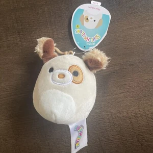 HARRISON THE DOG 3.5" Clip Squishmallow KellyToy - Nuevo con etiquetas - Imagen 1 de 3