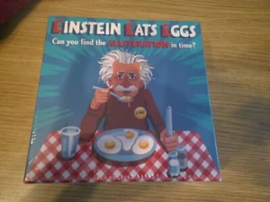 JUEGO DE ALITERACIÓN EINSTEIN EATS EGGS NUEVO SELLADO GRATUITO POST REINO UNIDO - Imagen 1 de 2