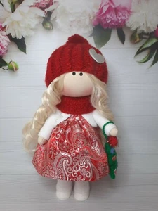 ♡Puppe nach Tilda Art ♡Künstlerpuppe ♡  top Qualität Unikat Handarbeit 30 cm - Bild 1 von 2