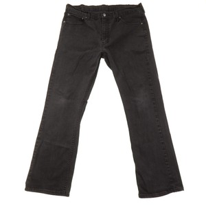 Black Levi's 527 Jeans for Men for sale 