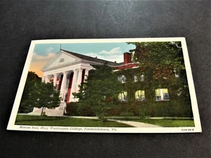 Monroe Hall, Mary Washington College - Fredericksburg, Virginia- 1964 Postcard. - Picture 1 of 2
