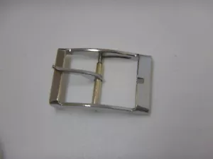 14 MM DOUBLE BOUCLE ARDILLON ACIER IDÉAL YEMA STOCK NEUF 50 BRACELET DE 16 18 20 - Picture 1 of 7