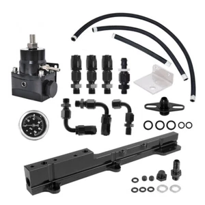 Fuel Pressure Regulator Gauge Rail Line B Series For Honda Civic FPR B16 B18 B20 - Picture 1 of 18