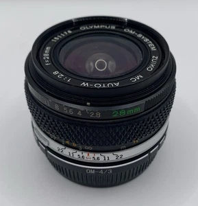 Olympus OM-System Zuiko 28mm f2.8 - Weitwinkel Objektiv - MC Auto-W - Japan - Bild 1 von 6