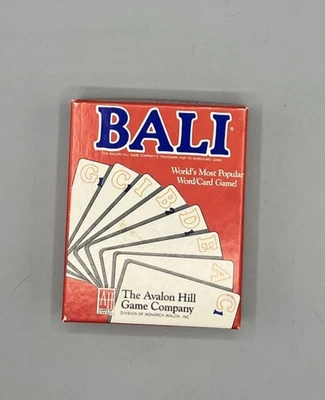 Bali Card Game Avalon Hill 1980 New/Sealed World's Most Popular Word/Card Game! - Image 1 of 3