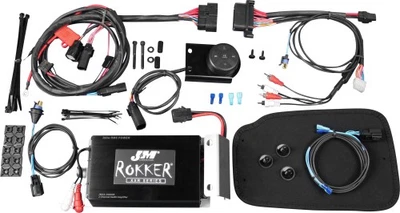Kit Amplificador Controlado J&amp;M Rokker XXR 400W Bluethooth Moto Calle Foto 1 de 4