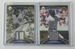 2007 Upper Deck Sweet Spot Bruce Sutter & Dave Parker HOF GU Jersey Cards - Picture 1 of 2