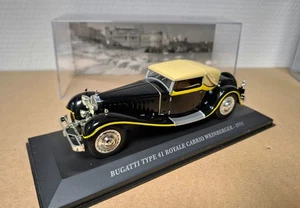 Bugatti 41 Royale Cabrio Weinberger 1931 1/43 IXO Caja Vitrina - Imagen 1 de 3