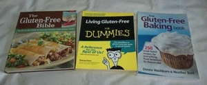 Set of 3 Gluten Free books- Baking/Dummies/Bible - Picture 1 of 1