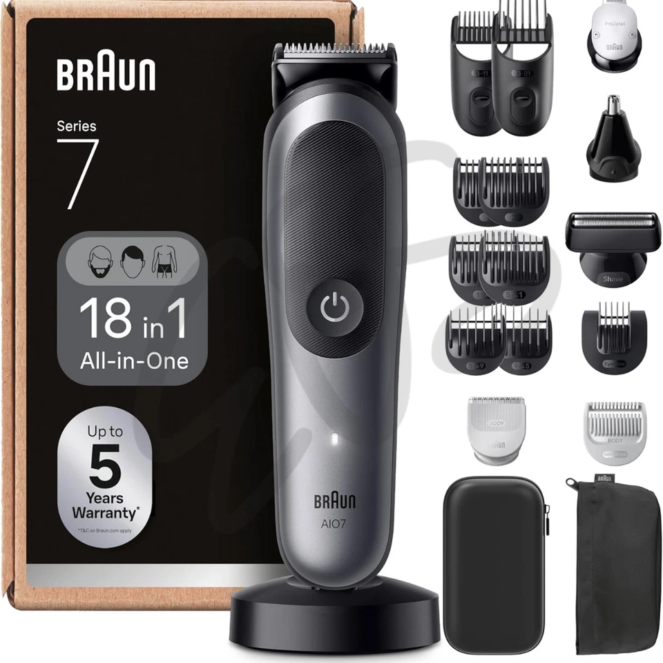 Braun All-in-One Series 7 AIO7585 Space Grey, 18-in-1 Grooming Set RRP: €149.99 - Image 1 of 4