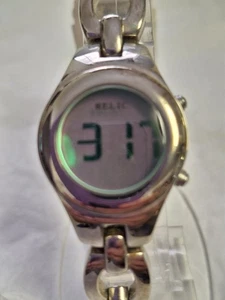 Relic by Fossil Ladies Digital Silver Stainless Pink Dial Watch zr33290 - Picture 1 of 6