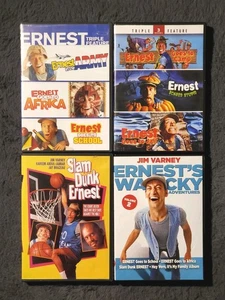 ERNEST (8-Movie DVD Lot) Army/Africa/School/Camp/Jail/Scared Stupid/Slam Dunk - Imagen 1 de 14