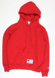 Champion x Supreme Men's Red Pullover Hoodie Small Logo Fleece - Picture 1 of 12