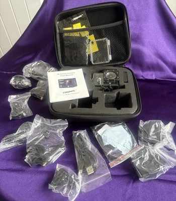 Campark 4K Action Camera WiFi 20MP Camcorder Underwater Sport Anti-shake + Case  - Image 1 of 4