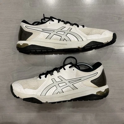 ASICS Gel Course Glide Spikeless Mens Golf Shoes Size 12 White Black 1111A085 - Image 1 of 4