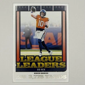 2025 Score League Leaders Bo Nix #11 Denver Broncos 10*5 - Imagen 1 de 2