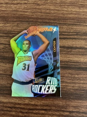 1997-98 Fleer Ultra Rim Rockers #9RR Adonal Foyle Golden State Warriors Die-Cut - Image 1 of 2