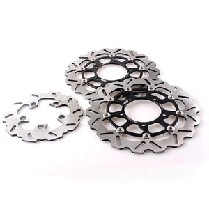 Bremsscheibensatz vorne + hinten für Suzuki GSXR600 GSXR750 2006-2007 & GSXR1000 - Picture 1 of 12