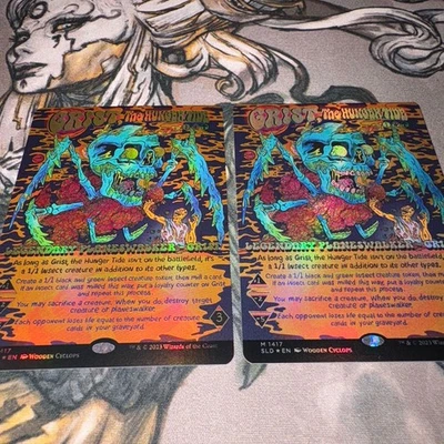 MTG Grist Foil Tide of Hunger Card Set of 2 Collectible Magic The Gathering - Image 1 of 4