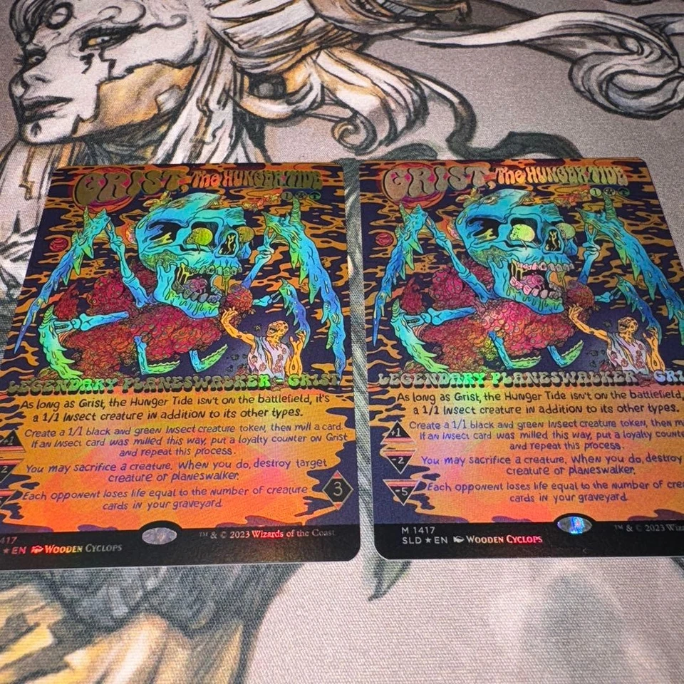 MTG Grist Foil Tide of Hunger Card Set of 2 Collectible Magic The Gathering - Image 1 of 4