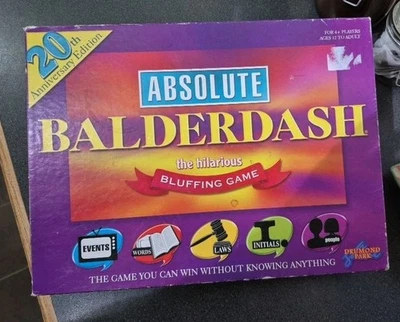 Drumond Park Absolute Balderdash 20th Anniversary Edition Board Game - Image 1 of 4