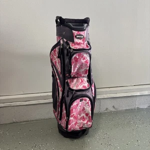 Damen Golf Cart Bag 14 Way Divider Naples Bay CMAX leicht schwarz pink gebraucht - Bild 1 von 20