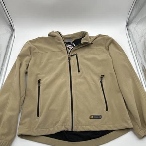 ROSSIGNOL Herren Full Zip Fleecejacke Gr. M hellbraun Reißverschlusstaschen seltenes Testmodell - Bild 1 von 8