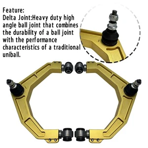 New Aluminum Upper Control Arms 2-4" Lift UCA for 2006-2022 DODGE RAM 1500 4WD - Picture 1 of 10