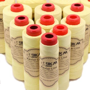 Cuerda de línea 100 % Kevlar 100 lb 100 pies cuerda de asistencia de pesca fuerte hecha con Kevlar - Imagen 1 de 12