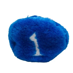 Golf Club Head Cover Vintage Blue Plush Head Cover 1 Fuzzy & Furry - Picture 1 of 6