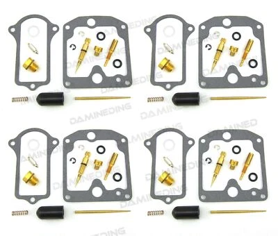 4X Carburetor Carb Rebuild Kit KZ1000 LTD 77-80 B1 B2 B3 A1 A2 A3 A4 w/ plug - Image 1 of 4