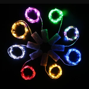 LED String Fairy Lights Powered Wire Chirtmas Decor Party warm white xmas - Picture 1 of 15