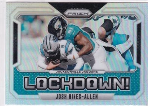 Panini 2024 Prizm NFL Football No. 14 Josh Hines-Allen Lockdown! Silver Prizm - Bild 1 von 2