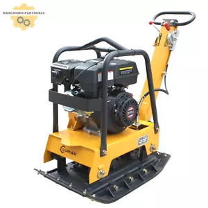 LUMAG Benzin Rüttelplatte RP160HPC Rüttler Verdichter + Matte & Fahrwerk - Bild 1 von 2