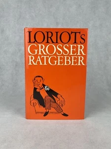 Loriots Grosser Ratgeber Loriot Buch | orange Cartoon - Imagen 1 de 13
