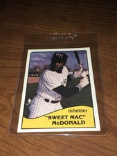1979 TCMA WEST HAVEN Minor League Yankees "SWEET MAC" MCDONALD RC CARD #10 MINT+
