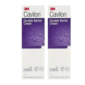 3M Cavilon Durable Barrier Cream Skin Protector 92g Tube- Pack 2 - Picture 1 of 4