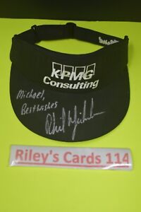 Phil Mickelson Signed KPMG Consulting Golf Visor Inscribed "Best Wishes" Beckett