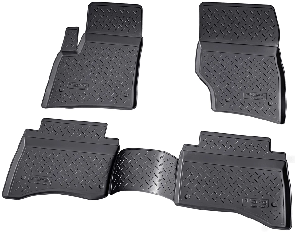 3D Rubber Floor Mats to fit VW Touareg | 7L | 2002 - 2010 Model | Tailored Fit - Image 1 of 1