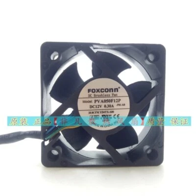 Foxconn PVA050F12P 5020 5CM 12V 0.30A 4-Wire YD4TX-A00 Cooling Fan - Image 1 of 4